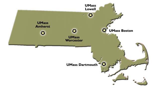 Introduction The University of Massachusetts has been providing high quality educational opportunities for Massachusetts residents and for students and faculty from all over the world for over 150