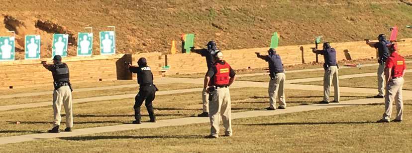 Students at Georgia Piedmont Technical college take part in firearm use and safety courses.