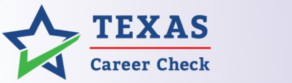TEXAS Career Check texascareercheck.