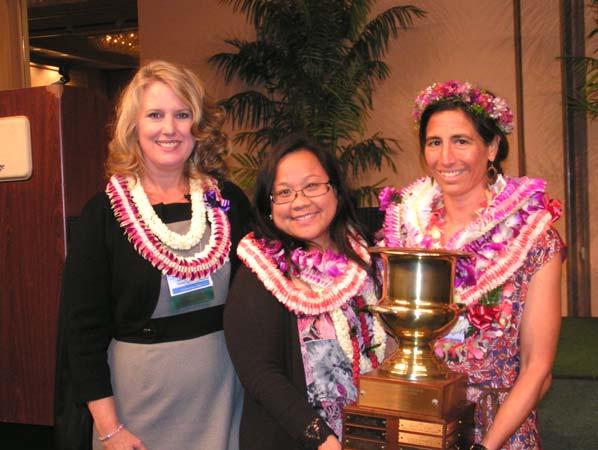 Mana`Olana Nurse of Hope ~ 2012 Christa Braun-Inglis was honored recently as the 2012 Mana Olana Award recipient by the Hawaii (Oahu) Chapter Oncology Society.
