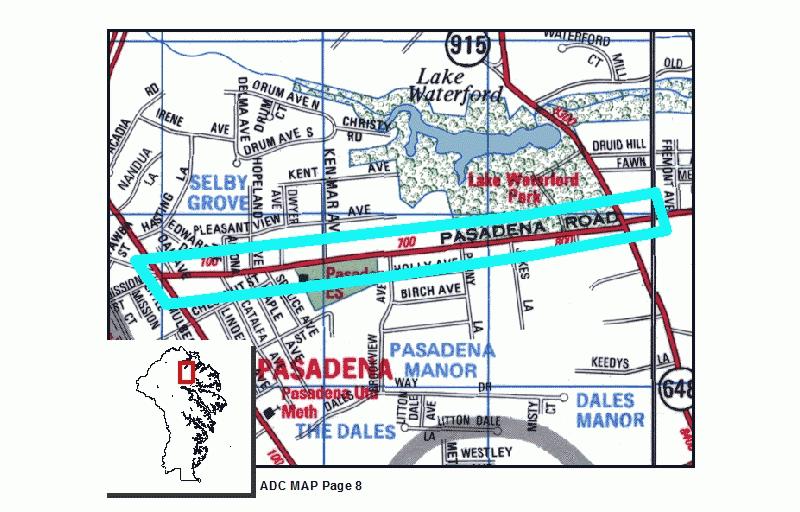 H525700 Pasadena Rd Improvements Class: Roads & Bridges FY2016 Council Approved Description Based on input from the Citizen's Advisory Committee, funds are requested to address impacts of East-West