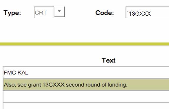Grant Text Exists Field: This will be checked if document text has been