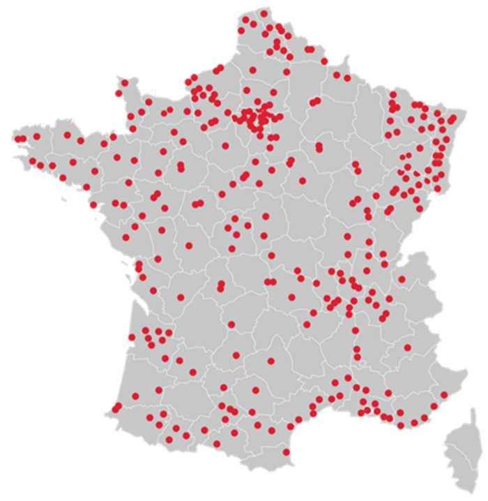 Travaillons ensemble FRANCE: DYNAMIC NETWORK MANAGEMENT CRIT NETWORK IN FRANCE Transfer agency to improve proximity > 23 transfers in 2016 Strong dynamic in specialisations > Automotive. > Aeronautic.