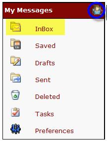 Step 6: View the investigator s ERA InBox Messages You can view the investigator s ERA email Inbox if you have been given the permission by going