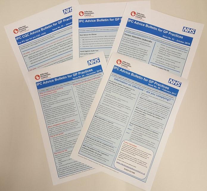IPC Advice bulletins for GP Practices To receive a free copy of our regular advice bulletins, simply e-mail ipccommunity@hdft.nhs.