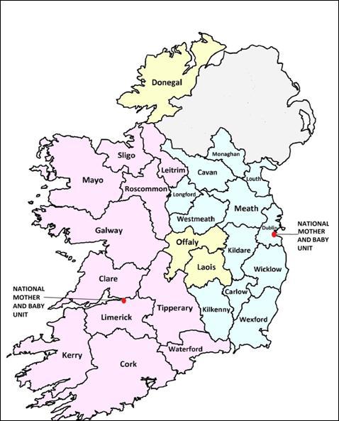 Requirements to deliver teh the service A second national mother and baby unit in Limerick could provide improved accessibility for women living in the catchment areas of the three non Dublin aligned
