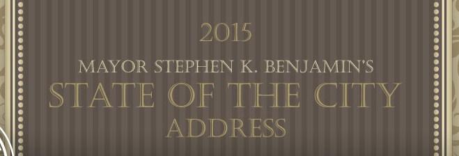 his Annual State of the City address on today, at