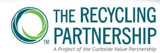 3 CURBSIDE VALUE PARTNERSHIP S RECYCLING PARTNERSHIP Curbside Value Partnership s (CVP) Recycling Partnership is providing the City of Columbia, South Carolina with $300,000 toward modernizing its