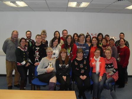 Recruitment & Selection Shared Service Centre held a Christmas Jumper day