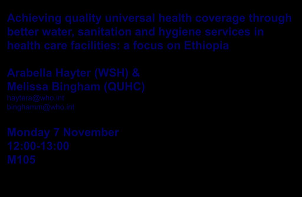 Achieving quality universal health coverage