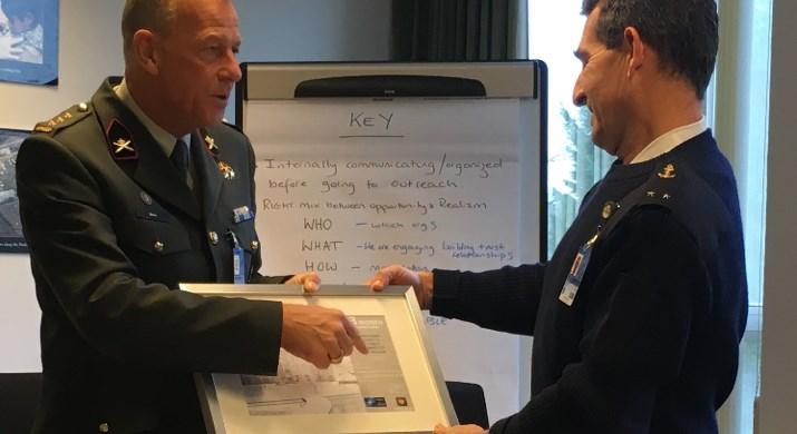 European Command (EUCOM) in Stuttgart, Germany where he is in charge of building and strengthening sustainable partnerships with nongovernmental, International Organizations and private sector