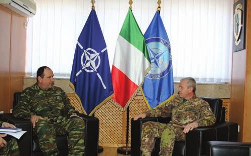 A VISUAL OVERVIEW 02 APR 2017 KFOR Commander, Major General Giovanni Fungo, welcomed the Greek Army 34 th Mechanized
