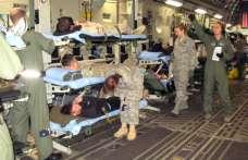 Transport - Staff Trained aeromedical personnel needed to transport patients are limited in number.