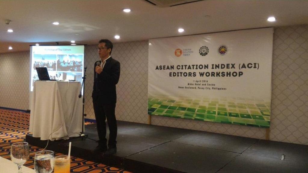 2 nd Editor s Workshop for ASEAN Citation Index