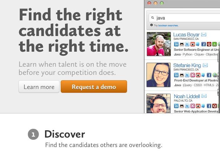 Find Passive Candidates Before