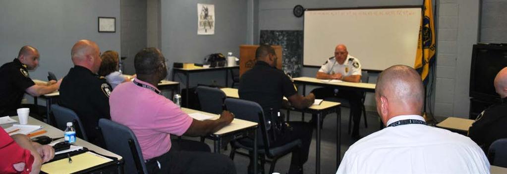 Monthly Crime Meetings Command staff and supervisors attending a monthly crime meeting. In 2011, the practice of having monthly crime meetings continued.