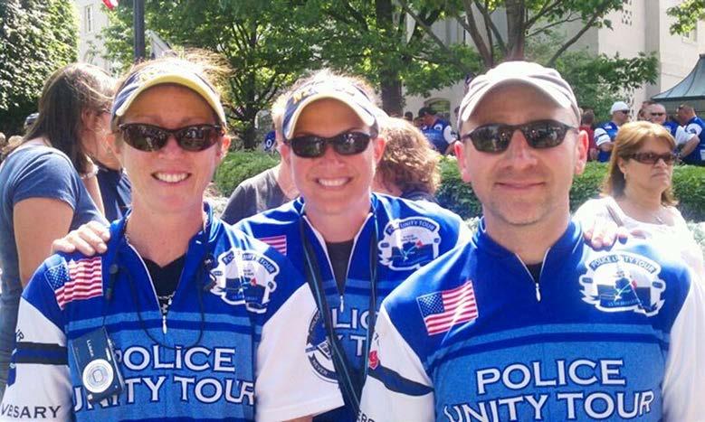 The Police Unity Tour is an annual 300 mile bicycle ride that originates in New Jersey and travels to Washington D.C.