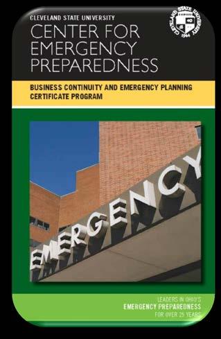 Business Continuity and Emergency Planning Certificate Program In today s dynamic business environment, organizations are exposed to many incidents that are quite beyond its control and which can