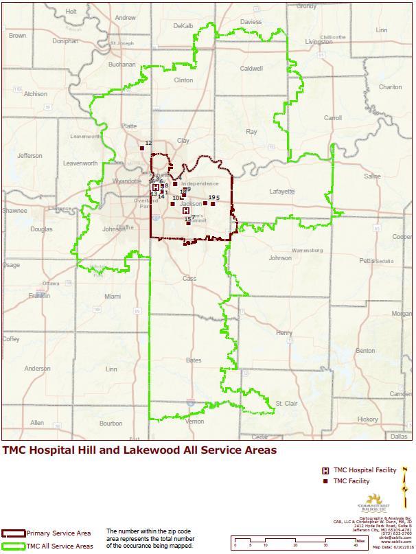 As a regional health care system, TMC Lakewood services a much larger geographic region, as