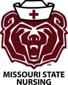 Missouri State University Professional Building, Room 200 901 South National Avenue Springfield, Missouri 65897 Office 417-836-5310 Fax 417-836-5484 GENERIC BACHELOR OF SCIENCE IN NURSING APPLICATION