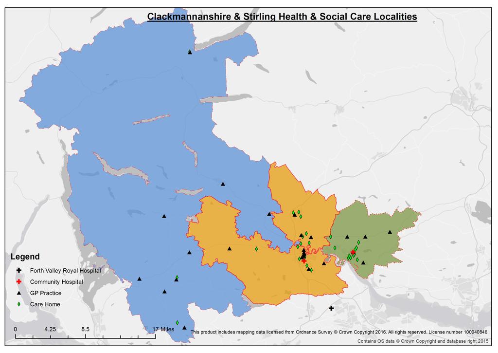Clackmannanshire & Stirling Health & Social Care Partnership Locality Profiles The Clackmannanshire & Stirling Health and Social Care partnership has identified 3 localities for strategic planning