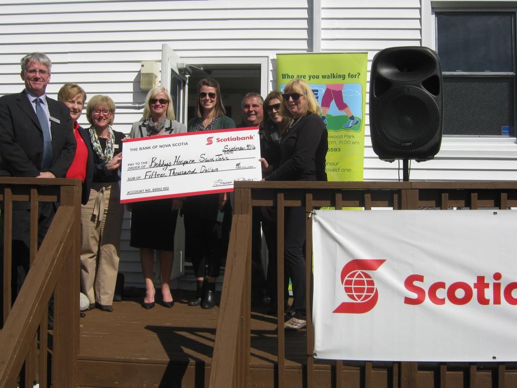 each week at our summer BBQs and Scotiabank donates $15,000.