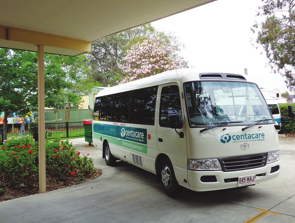 Centacare s community transport services are a great way to get out and about, with the knowledge that clients are