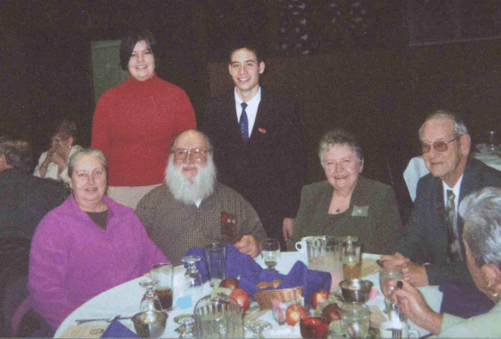 E. Dirict Oregon Scholarship winner Diana R. Mallon from Burns Lodge #1680 with her Mother, Jess Tate from Burns Lodge #1680 a his parents.