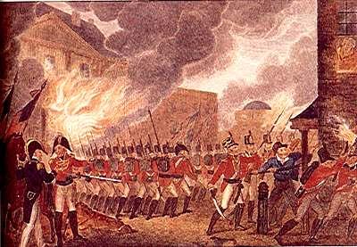 Attack on Washington D.C. In 1814, British troops marched onto D.