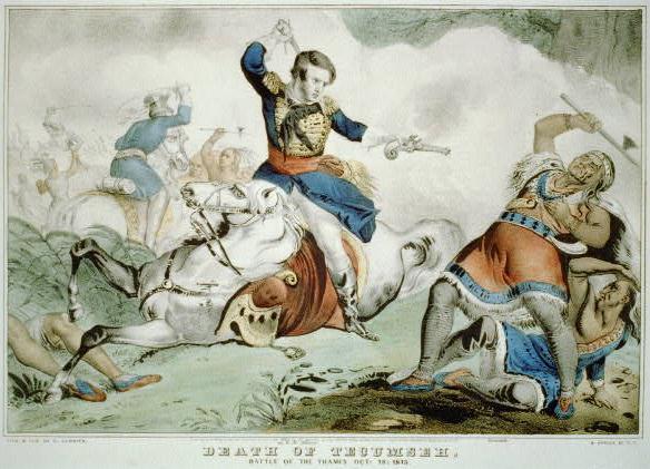Death of Tecumseh: Battle