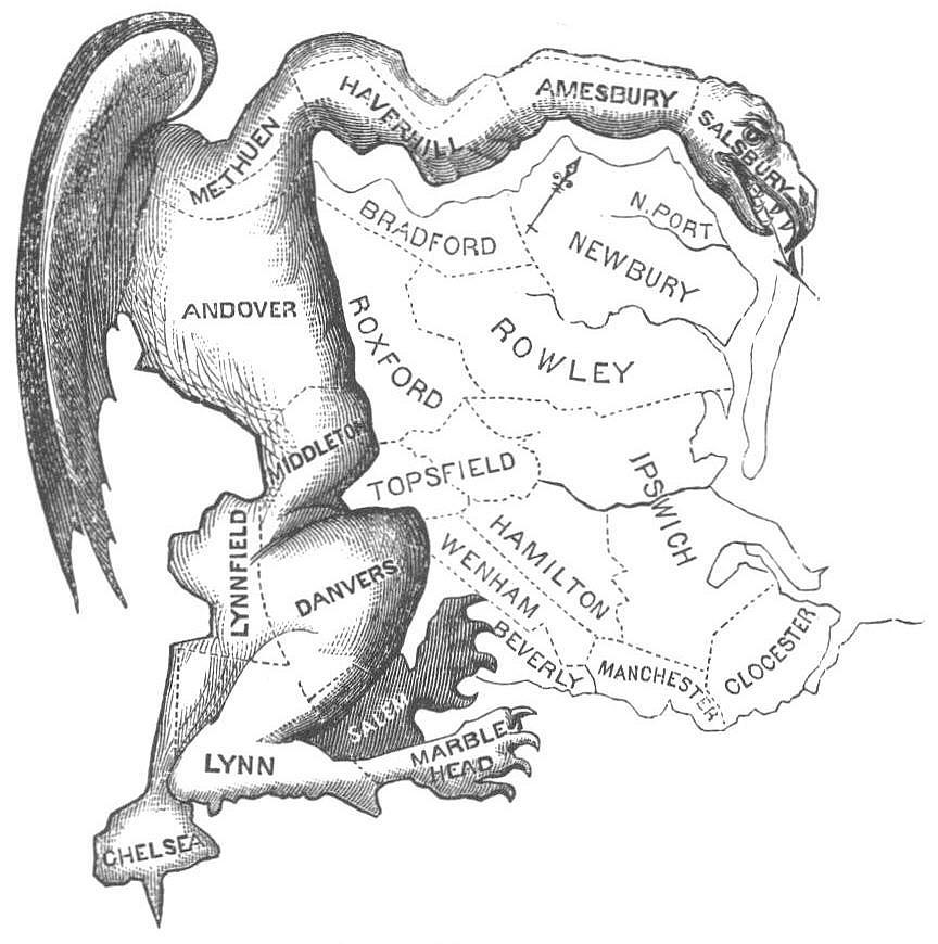 Gerrymandering Elbridge Gerry, signer of the Declaration of Independence and Articles of Confederation, founding father who refused to sign the