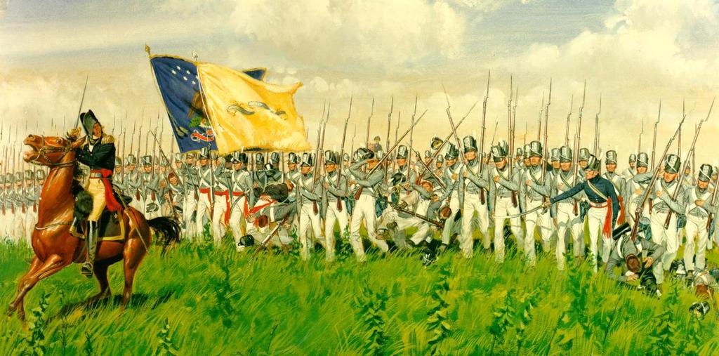Regulars, by God On July 5, 1814, General Scott took his trained men up against the British Army in New York.