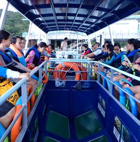 refreshment pack Group of 25 persons - $7,500 COASTLINE RECOVERY CITIZEN SCIENCE PROJECT AND PLASTIC IN OUR OCEANS AT ISLAND HOUSE, TAI PO @$300 per person (includes equipment, refreshment pack Group