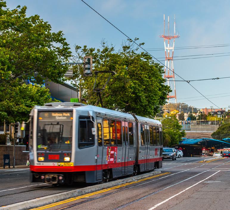 SFMTA RAIL CAPACITY STRATEGY: evaluated at near-term transit improvements to increase capacity of the rail network.