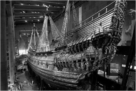 A Swedish example Why did the Vasa sink on 10 August 1628? The Vasa is so huge it can be viewed from seven floors in the museum. [http://www.
