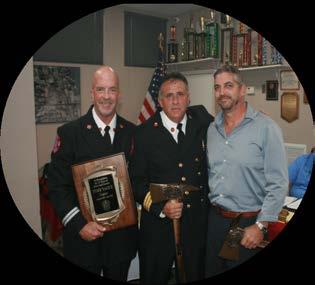 Firefighter Robert Ponte, Firefighter of the Year: Engineer Cody Chilson,