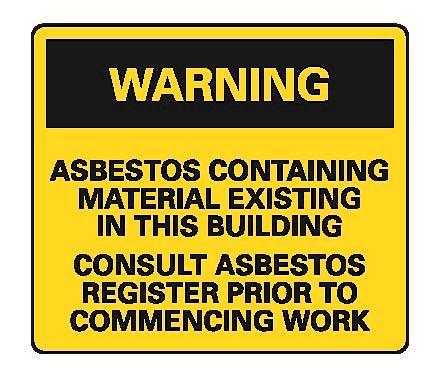 warning signs and labels which may be present on worksites.