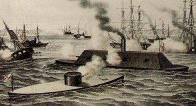 Ironclads Advantages of ironclads Withstand cannon fire Resist burning Merrimack (Confederate) Recover a Union Steam ship and cover it with plates of
