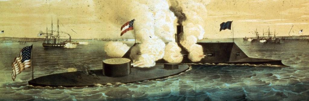 NORTH SOUTH Ironclads Monitor & Merrimack Merrimack also known as CSS Virginia History s first duel between ironclad