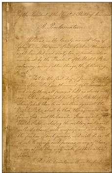 Another new source of troops African Americans Emancipation proclamation issued 22 nd Sept 1862 Freed all