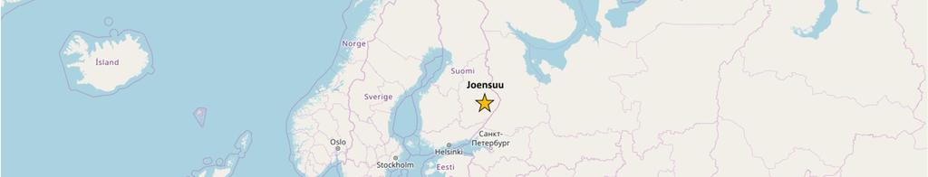 some of the main locations in Joensuu. 6.1.