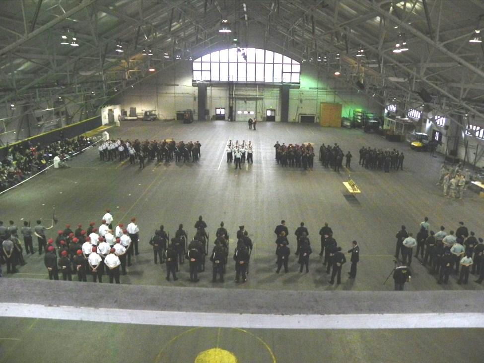 The Boiler Bayonet Page 8 Annual Purdue JROTC Drill Meet Written by CDT Sergeant Major Noble JROTC teams form on the Purdue Armory Drill Floor prior to the Awards Ceremony Military History has noted