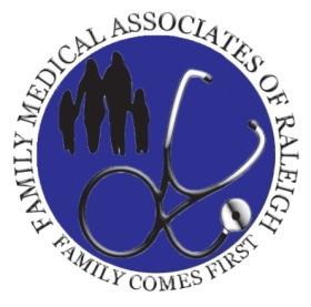 FAMILY MEDICAL ASSOCIATES OF RALEIGH 3500 Bush Street Raleigh, NC 27609 P: (919) 875-8150 F: (919) 875-9577 www.fmaraleigh.