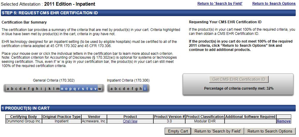 Steps to obtaining CMS EHR Certification ID Number (Cont.