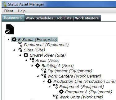 3 Equipment 3.1 Assets When users navigate to the Equipment tab, it will be empty until assets are created in the Data Model Designer.