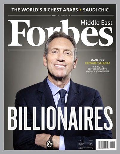 Forbes Middle East is an ideal read for investors looking for new investment opportunities in the Arab region.