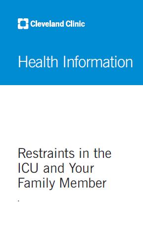 ICU Restraint Minimization Algorithm Is patient exhibiting behaviors warranting restraints?