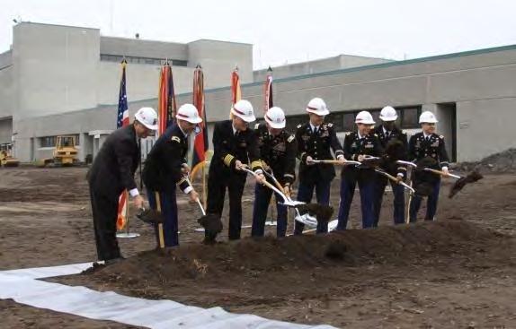 Topping Out the Martin Army Community Hospital This September, the Savannah District celebrated the placement of the last steel beam on the $333 million Martin Army Community Hospital project at Fort