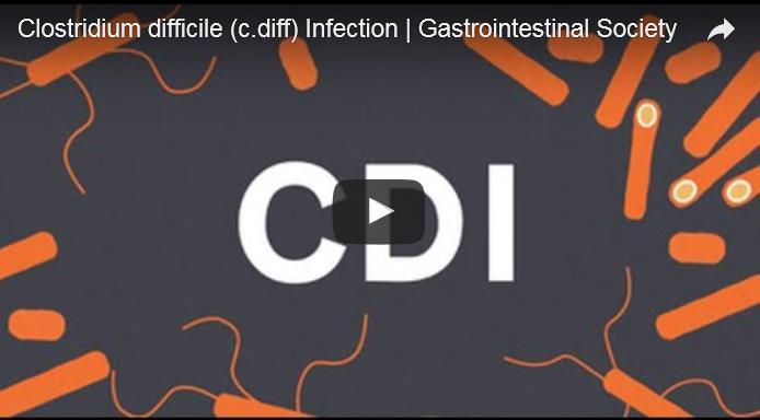 CDI Video titled Clostridium difficile Video, produced by the Canadian Society of Intestinal Research: GI Society (6:24) provides an overview of