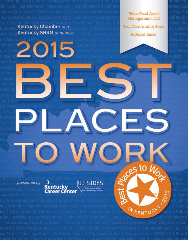 Magazine Every year we produce the Best Places to Work in Kentucky Magazine to coincide with the awards in April.